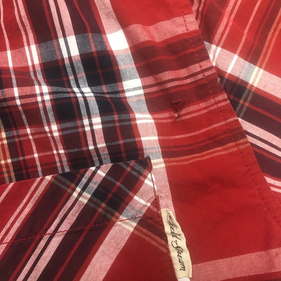 Field + Stream 3XL Red Plaid Button Up Shirt *FLAW - Picture 3 of 6
